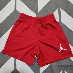 Jordan Size 2t Kids Red Mesh Shorts